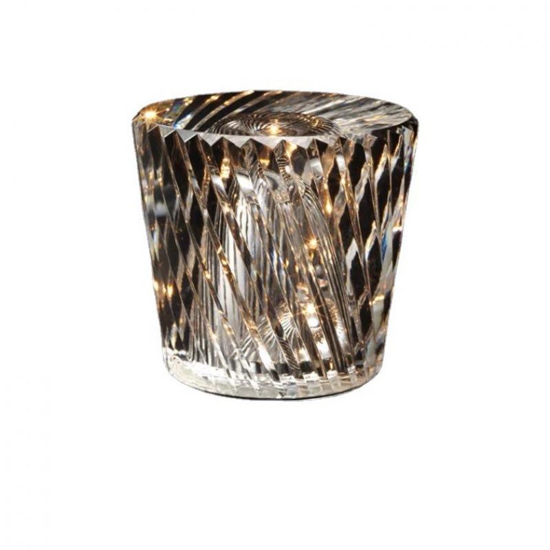 Diamond Crystal Lamp Bedroom Bedside Small Night Lamp Mini Quiet Bar Bar Dining Table Ambience