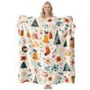 2026 Christmas flannel blanket is universal for all seasons