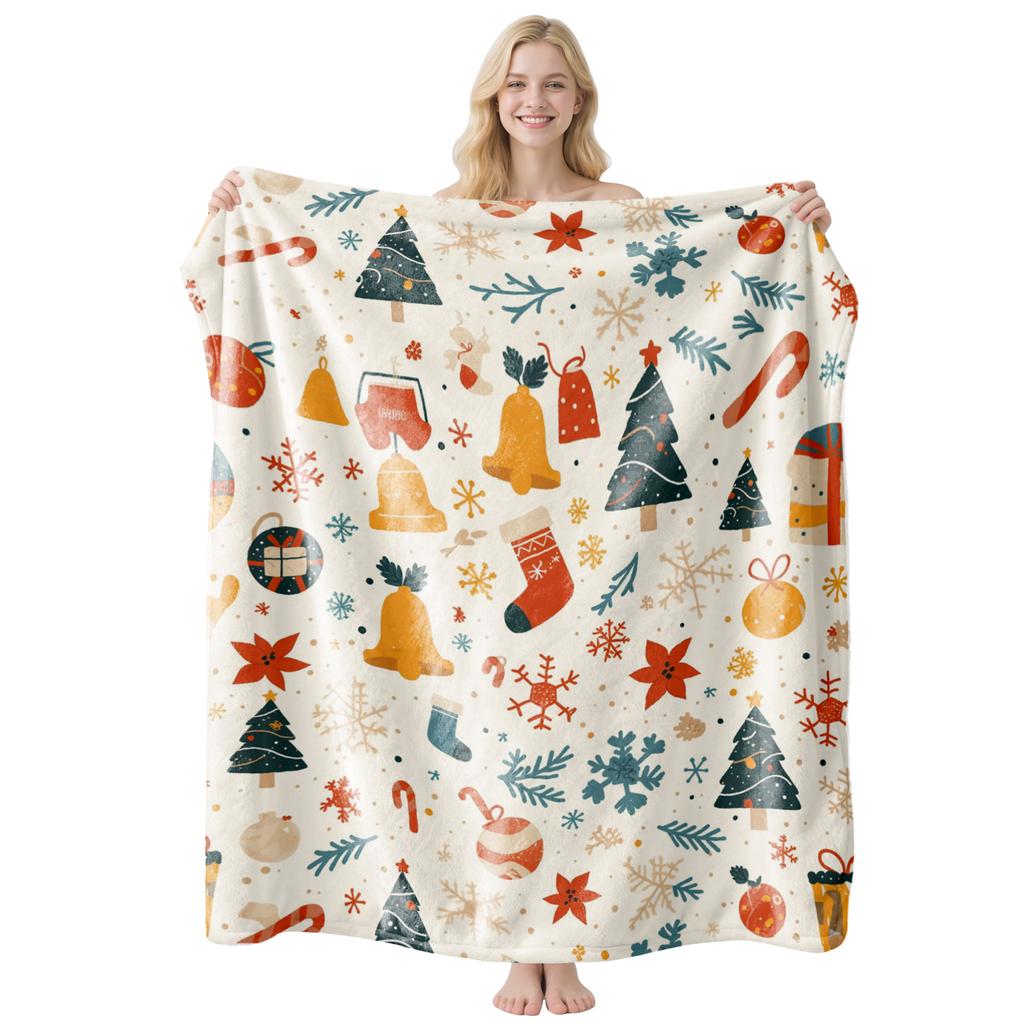 2026 Christmas flannel blanket is universal for all seasons
