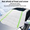 Windshield Cover Magnetic Fit Frost Protector Windshield Cover Reflective Windscreen Sunshade For Vehicles SUVs Trucks