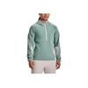 Under Armour Terrain Reflective Design Hooded Half-Zip Long Sleeve Sweatshirt Women Sweatshirt Green 1374536-177