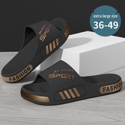Herren Sommer Rutschfeste Dicke Sohle Hausschuhe - Verschleißfest, Übergröße, Stilvolles Sportdesign