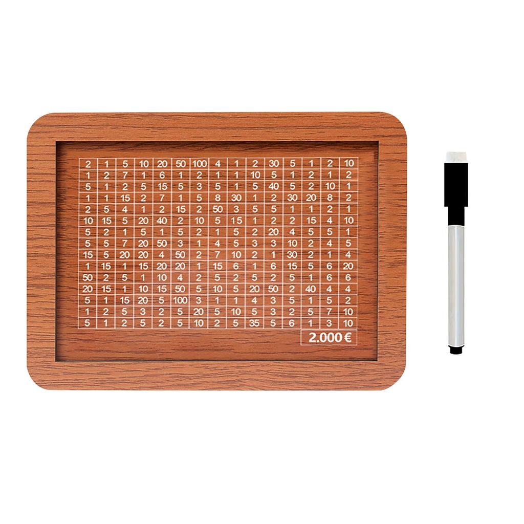 Cash Wooden Savings Box, Savings Challenge Box, Cash Savings Bank, Wooden Cash Savings Box With Money Goal And Numbers