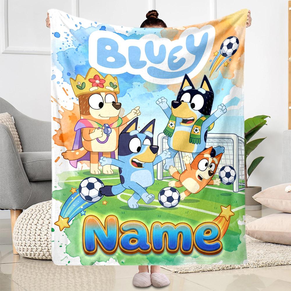 Penguin Christmas Wreath Customize Text Blanket Lightweight Customizable Blanket Soft Warm Cozy Suitable for Living Room Bed Sofa Bedding