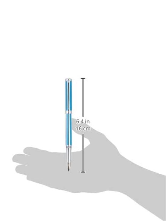 Sheaffer Fountain Medium Sky Officially Imported Pen, Nib, Intensity, Blue, N0923150,