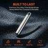 Mini Cleaning Brush & Nail File Zinc Alloy Nail Grooming  Mobile Phone Earbuds