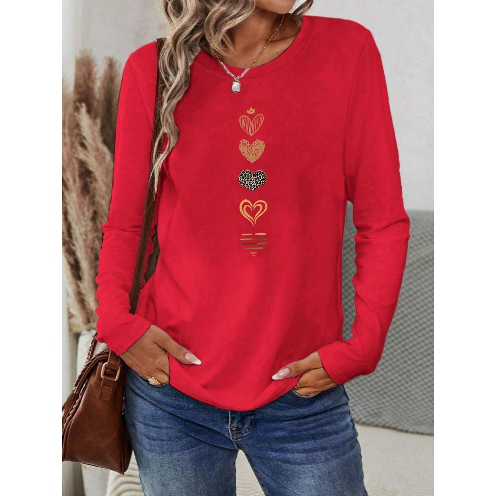 

Fashionable and casual wide round neck long sleeved T-shirt XL
