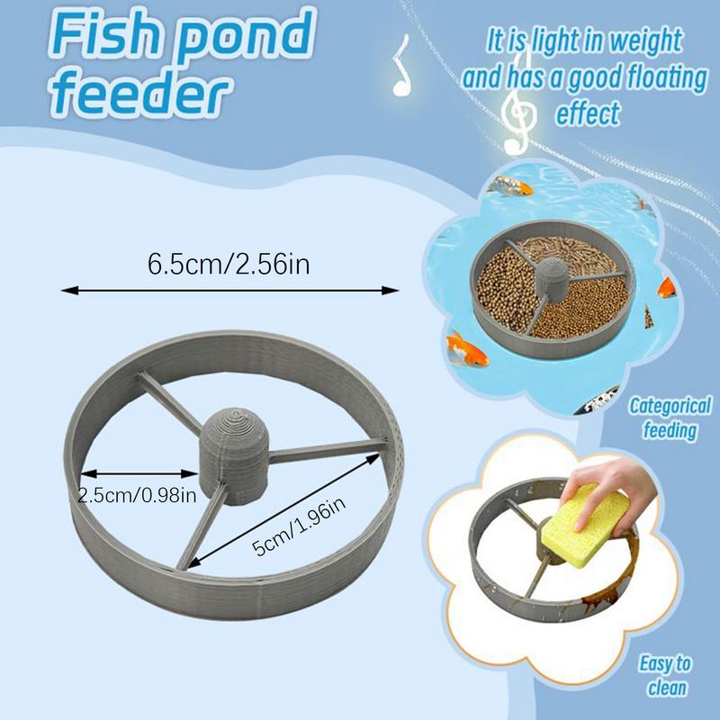 Tank Floating Fish Ring Feeding Ring for Fish Round Shape Tank Accessories Breeding Tools for Guppy Betta Turtle Freshwater