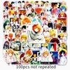 100 Japanese Comics Agreed on By Neverland Suitcase Cartoon Personalized Stickers Notebook Scooter Decoration Stickers