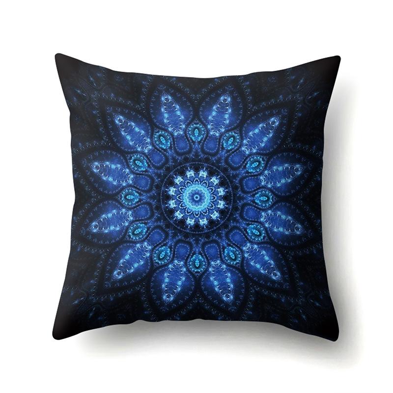 Nordic Bohemian Ethnic Style Polyester Pillow Case Car Decoration Home Printed Bedside Pillow Case