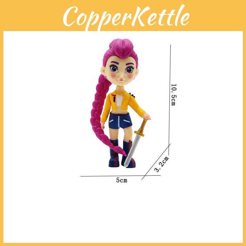 Demon Kpop Hunters Pvc Action Figures Model Toys Desktop Decoration Gifts Kids