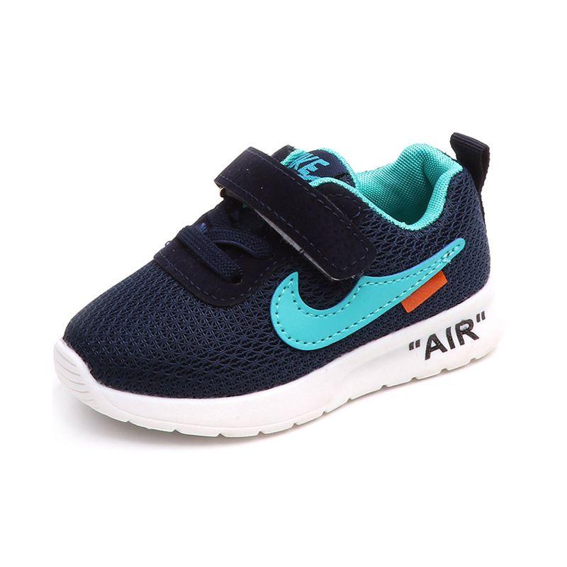 Spring-Autumn Children s Athletic Shoes, Boys  Breathable Mesh Shoes, Soft-Sole Walking Shoes, Boys  Athletic Shoes Size 25 синий