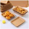 Disposable Kraft Paper Divided Food Trays