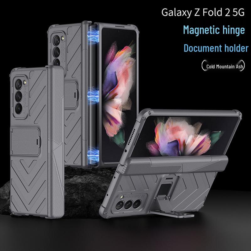 

Бронированный чехол для Samsung Fold2/W21: Магнитная подставка, Защита шарнира, Защита от падений Samsung Galaxy Z Fold2/W21