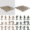 Military Pvc Miniature Soldier Model Set With For Dioramas And Collectors