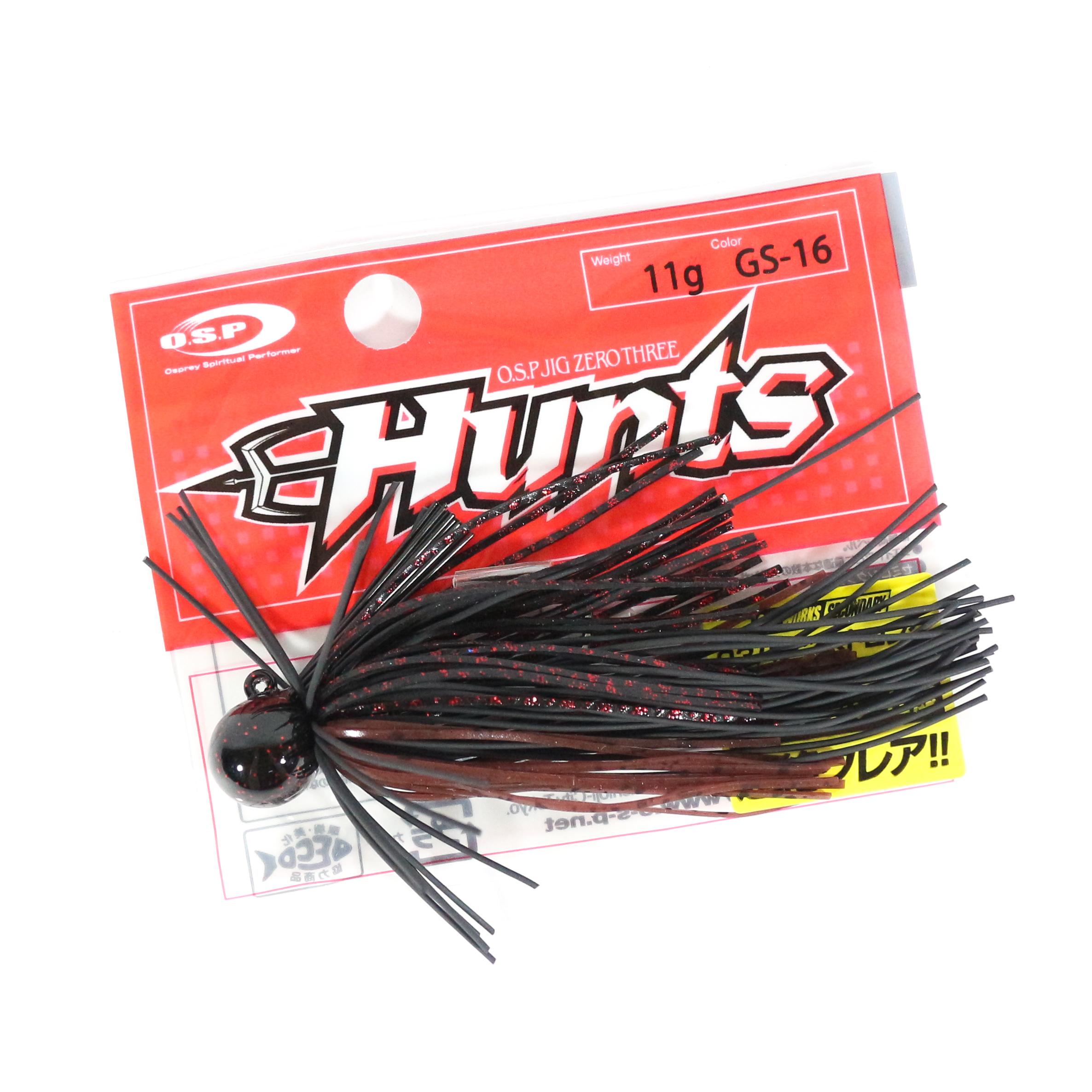 

OSP Rubber Jig Zero Three Hunts Strong Hook 11 Grams GS-16 (3608)