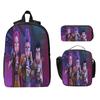 Cartoon Printing Casual Shoulder Bag Junior High School Students Large Capacity Backpacks