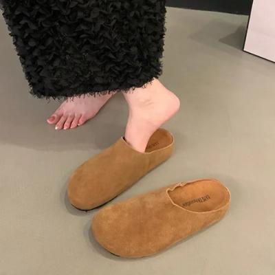 Modeschuhe für Damen 2024 Hochwertige Slipper Kork Damen Hausschuhe Herbst Bonbonfarben Lässige Hausschuhe Damen Clogs Schuhe Damen