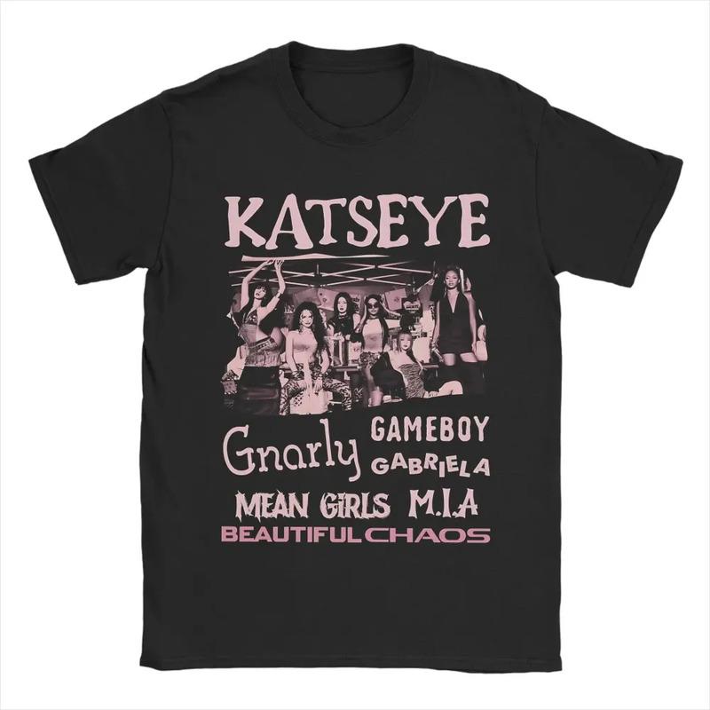 Camiseta Harajuku Summer Katseye Kpop, Camisetas De Ocio Par S разноцветный