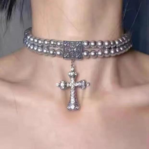 Punk Style Hip-Hop Choker Necklace for Men - High-End Clavicle Chain, Y2K Subculture Jewelry, Sweet & Cool Collar