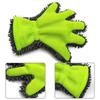 1/2Pcs Double-Sided Microfiber Car Cleaning Gloves 5-Finger Thick Brush Soft Detailing Towel Household Mesh Cleaning Cloth