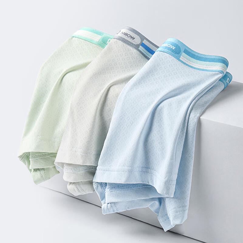 Mao Ren Boys' Ice Silk Mesh Boxer Briefs