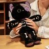 39 cm Dark Serie Black Devil Skelett Katze Plüschtier Kreatives Stofftier Superweiches Geburtstags-Halloween-Geschenk-Dekorpuppen