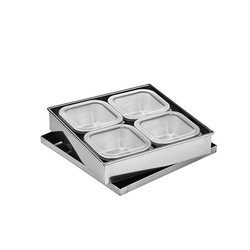 Stainless Steel Square Food Sample Retention Box