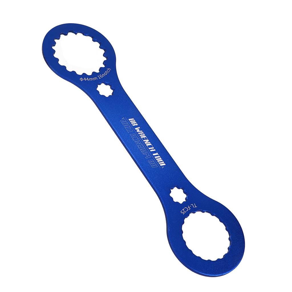 Bicycle Bottom Bracket Wrench Tool Aluminum Alloy Bike Integrated Hollow BB Wrench for Mountain
