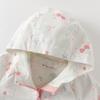 DAVE & BELLA Girls' Hooded Waterproof Breathable Spring Jacket