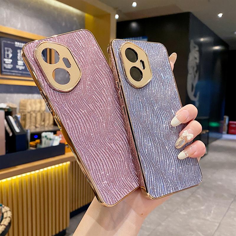 For Honor 300 Luxury Gradient Glitter Plating Case For Honor 100 Pro 200 300 Ultra Rhinestones Soft Bumper PC Hard Back Cover