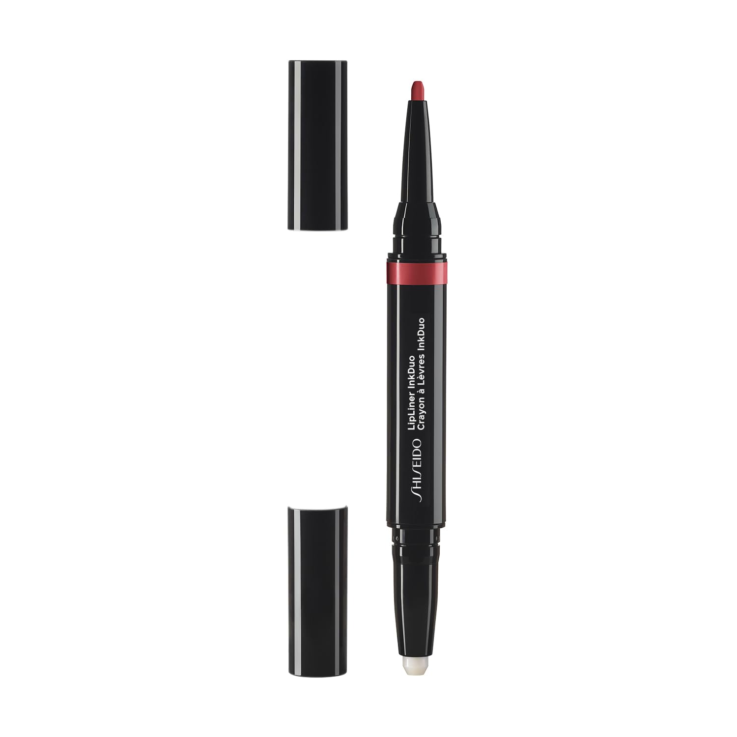 

SHISEIDO Makeup Lip Liner Ink Duo 09 Scarlet Lip Liner Pencil Vertical Wrinkle Cover Moisturizing Shiseido Official Store 0,9 г/0,2 г (Экструдированный