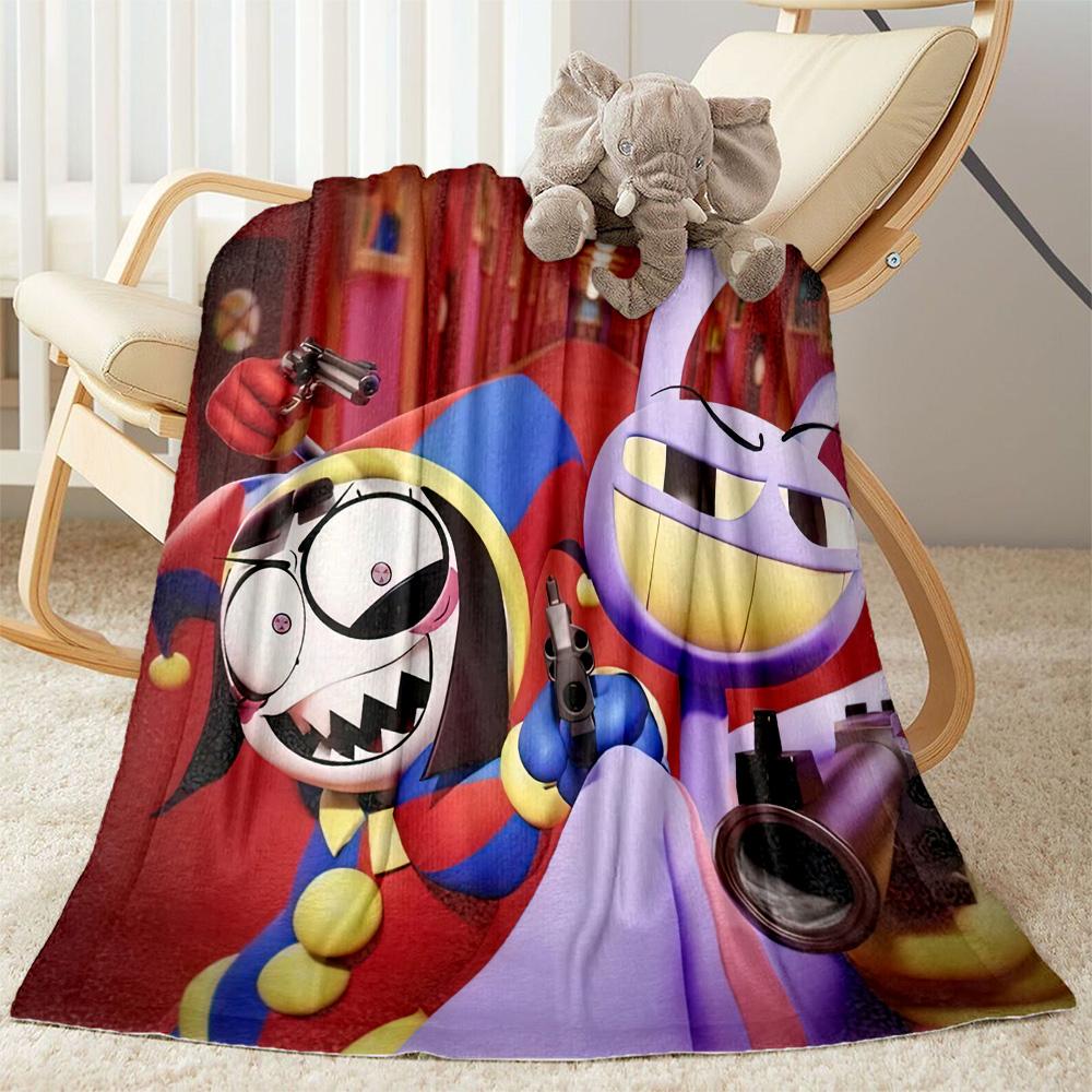 Digital Circus Blanket Soft Warm Cozy Suitable for Couch Office Chair Chair for All Seasons Warmthful Decor Best Holiday Gift for Friends Family