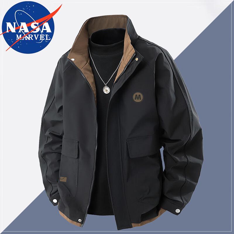 

NASA MARVEL Men s Water-Repellent Stand-Collar Jacket M