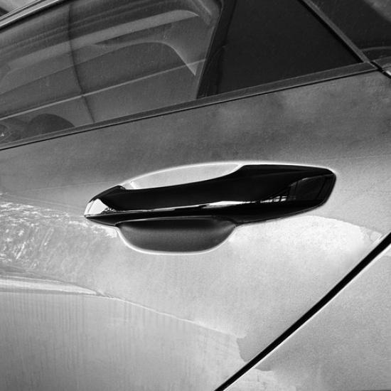 4PCS Glossy Black Exterior Door Handle Cover Trim for For Kia K5 Touch Sensitive