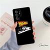 Back to the Future DeLorean phone case For Samsung Galaxy S24 S25 S23 S22 Ultra Note 10 20 Plus S20 S21 FE Cover