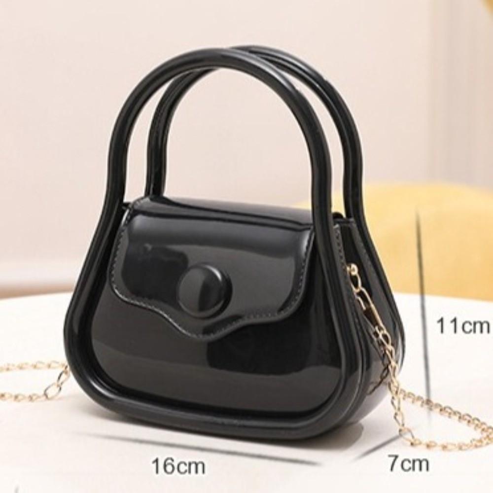 Cute Small Jelly Bag Exquisite Soft Chain Bag Feminine Style Silicone Mini Handbag Casual