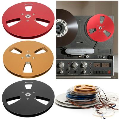 1/4 7 Inch Lege Spoel 3 Gaten Aluminiumlegering Universele Openingsmachine Onderdeel Geluidstape Spoel voor TEAC Lege Tape Spoel