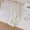 4 Pairs Ballet Socks Women's Summer New White Medium Tube Socks Stacking Socks Women's Solid Color Japanese Breathable and Comfortable Women's Socks