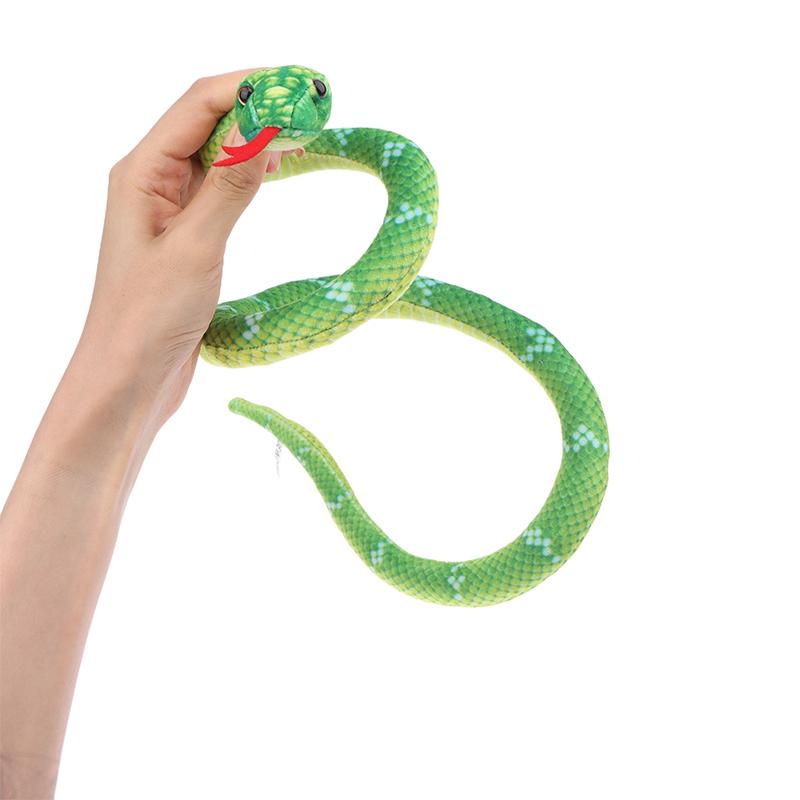 1Pc Funny Spoof Joke Soft Toys 80/110/160Cm Simulated Colorful Python Plush Toy Stuffed Animals Snakes Plushies Doll Home Decor