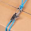 1 Set Heavy Duty Rope Tensioner, Rope Roller with 2 Reflective Nylon Cord, Metal Rope Tightening Tool for Camping, Tarps, Guy Lines, Boating