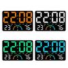 Easy Read Digital Clock With Temperature Sensors Alarm Timers Large LED Display Energy Efficient For Living Room Bedroom Decoration