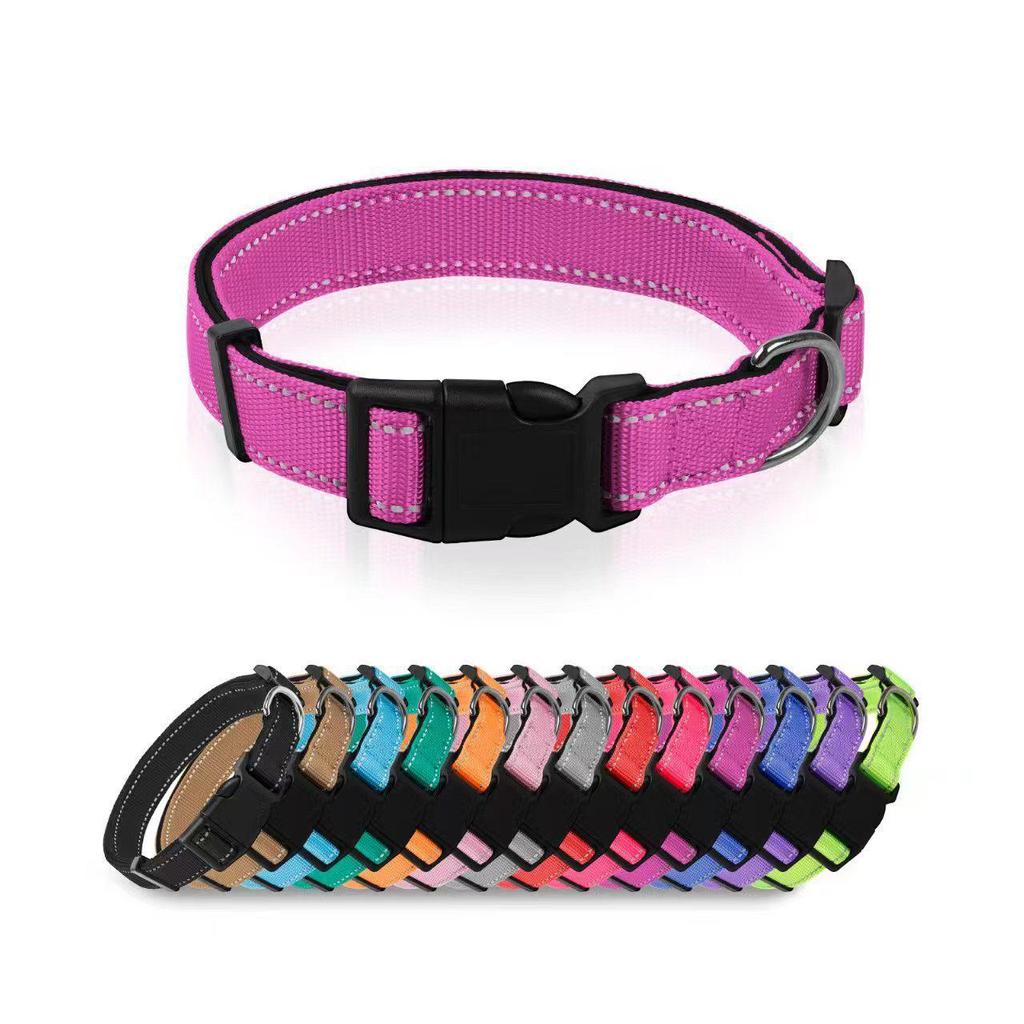 Adjustable Large Dog Collar, Reflective & Explosion-Proof Design for Dogs & Cats