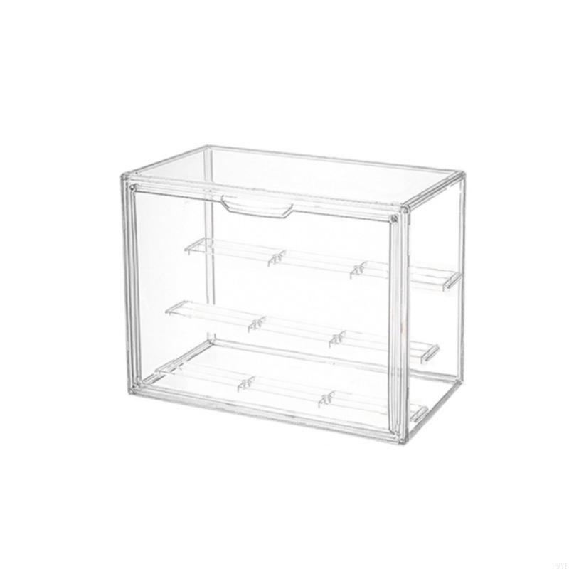 Clear Plastic Display Case For Collectible Dolls Action Figures With Dustproof Seal Stackable Modular Design Home Decors P9YB