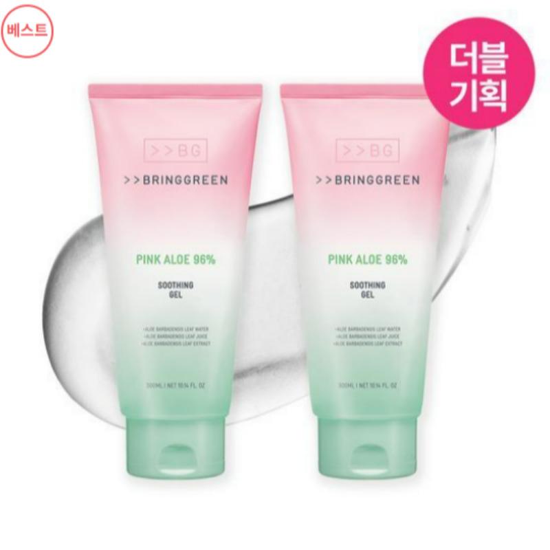 

Bring Green Pink Aloe 96% Soothing Gel 300 ml × 2