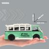 1/32 Scale T1 Minibus Samba JDP Modified Toy Car for Children Diecast Miniature Model Sound & Light Collection Gift Boys