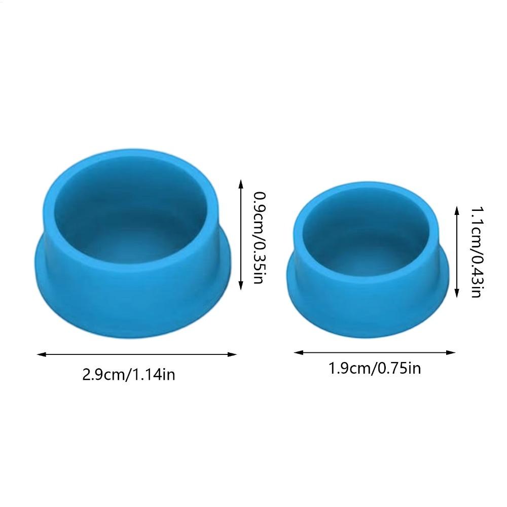 6/12Pcs Evaporation Proof Glass Vial Caps Leak Proof Peptide Vial Caps  Lab Research