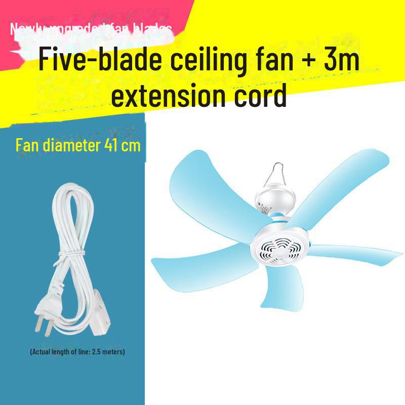 

Компактний стельовий вентилятор гуртожитку з дистанційним керуванням - тихий, потужний вітерець із москітною сіткою