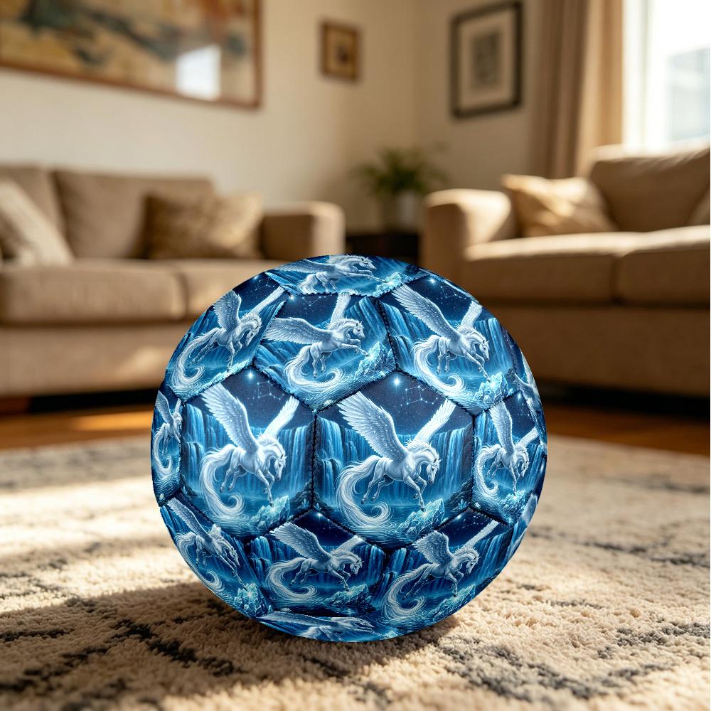 1pc Pegasus Waterfall Night Durable Size 5 Soccer Ball Professional Match Training Football Indoor &Outdoor Sports Ball p60136