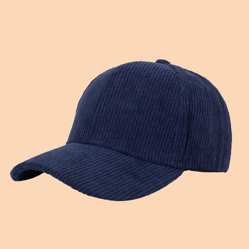 Spring Autumn Corduroy Baseball Caps Vintage Unisex Solid Color Baseball for Women Men Adjustable Outdoor Trucker Cap Hip HopHat
